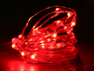 Felt cloth to decorate the Christmas tree w/led lights (Option: 2M copper red)